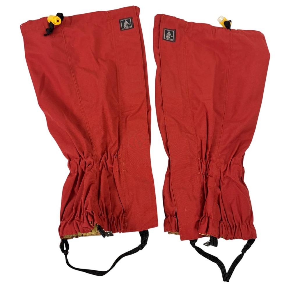 Altra Hiking Gaiters Rust Made in USA Ripstop Zippered Leg Overboots Outdoor